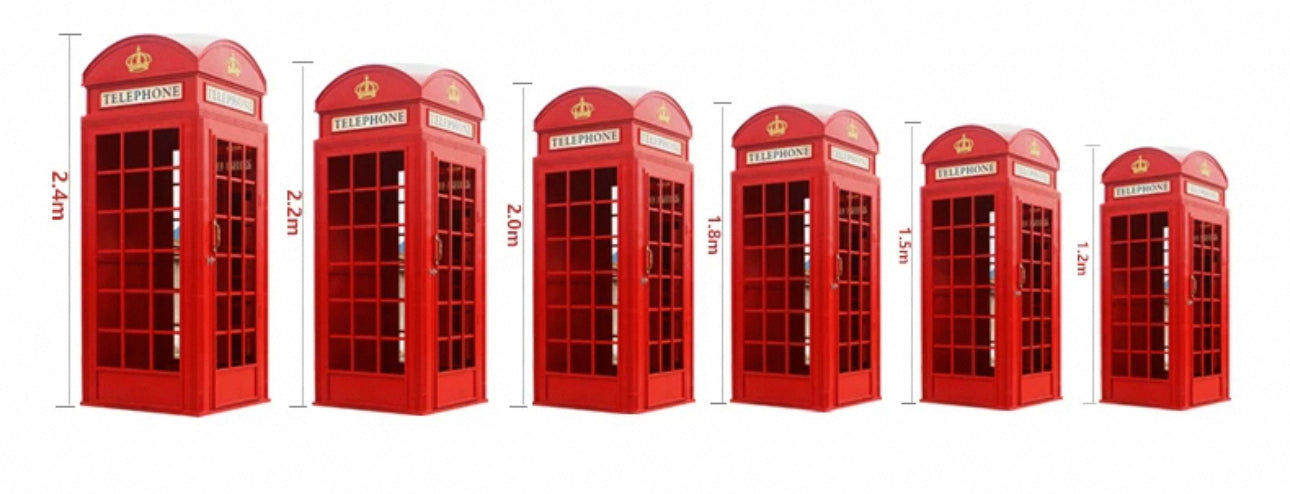 London phone booth cabinet