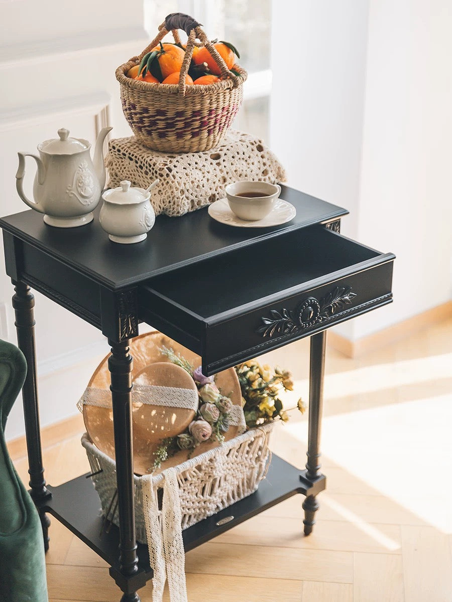 Farmhouse Wooden Side Cabinet