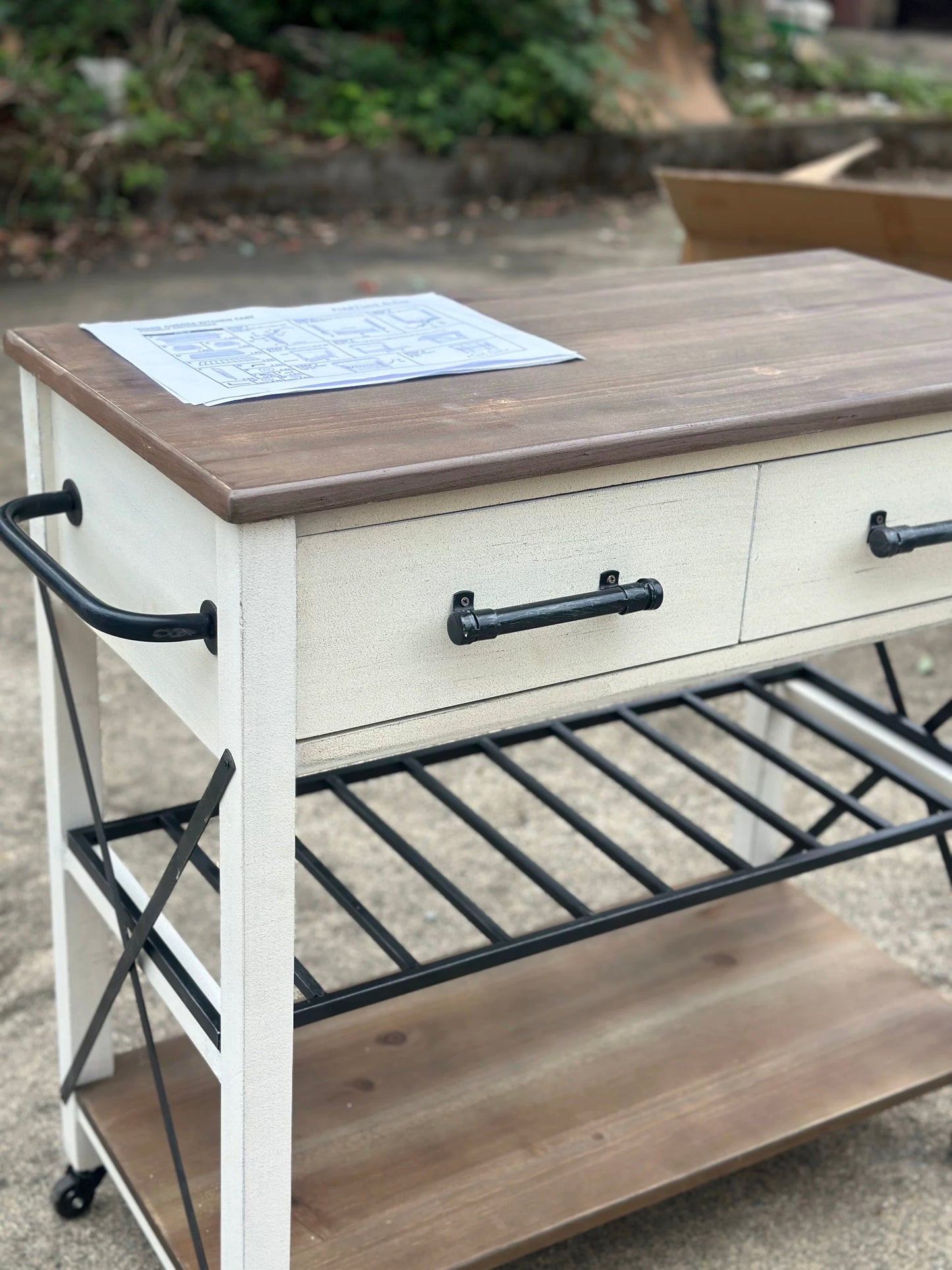 Farmhouse Kitchen Trolley