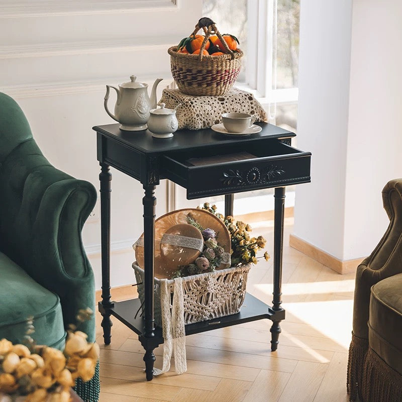 Farmhouse Wooden Side Cabinet